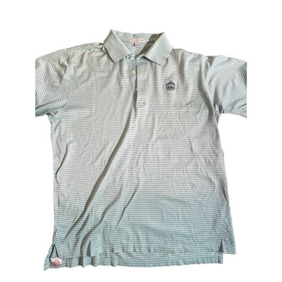 Peter Millar Other - Peter Millar Shirt Mens Large Golf Polo Lakewood Country Club Colorado Teal Tone